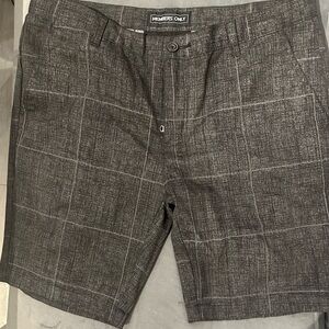 Members Only Men Sz 34 Shorts Charcoal Gray